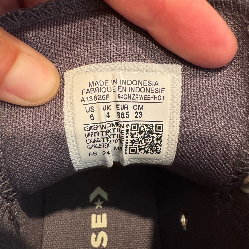 Converse Navy High-Top Sneakers - Picture 4 of 4